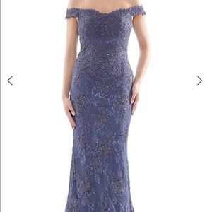 Rina Di Montella RD2711 Off Shoulder Lace Gown